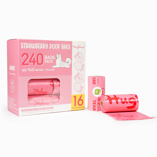 HugSmart Pet - Strawberry
16 Rolls | 240 Bags