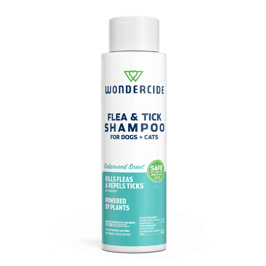 Wondercide Flea & Tick Shampoo Dogs + Cats Cedarwood 12 OZ