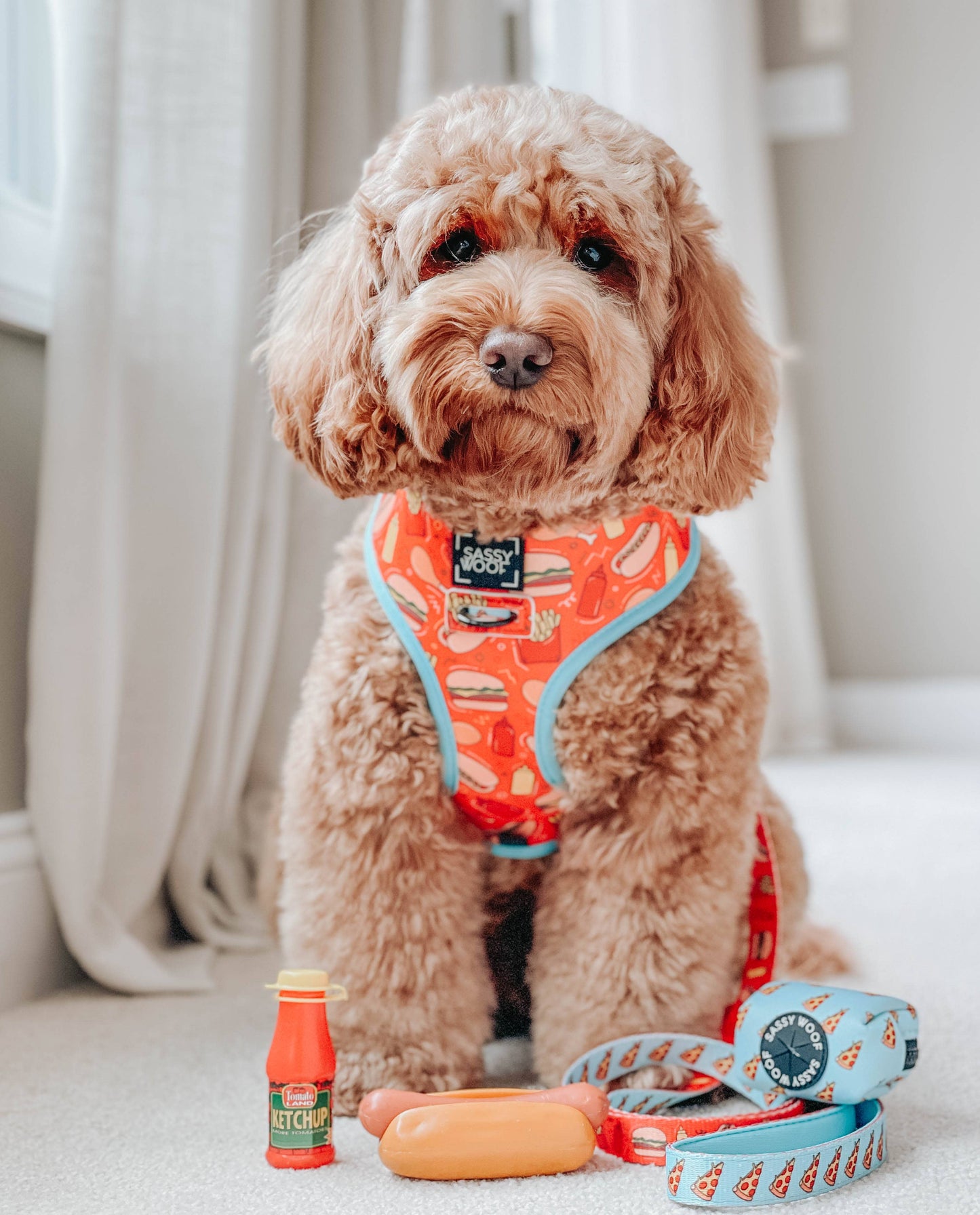 Dog Waste Bag Holder - One Hot Pupperoni