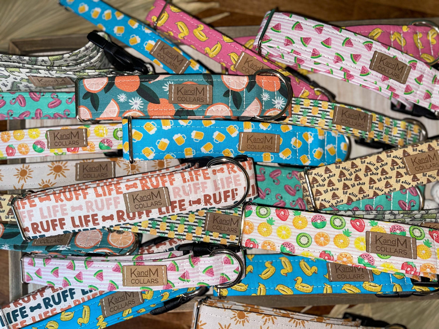 Flamingo Float Dog Collar