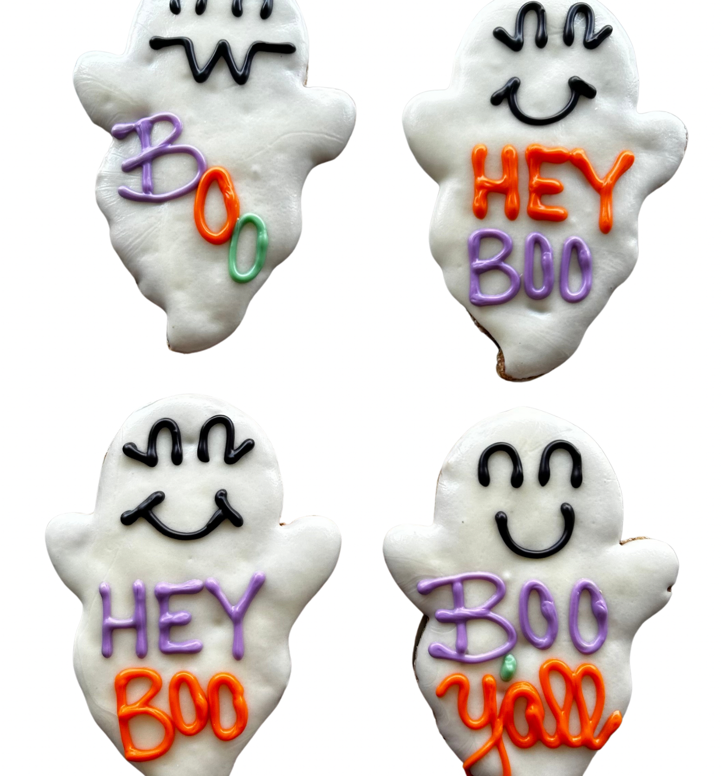 BOO Ghosts Halloween dog treats