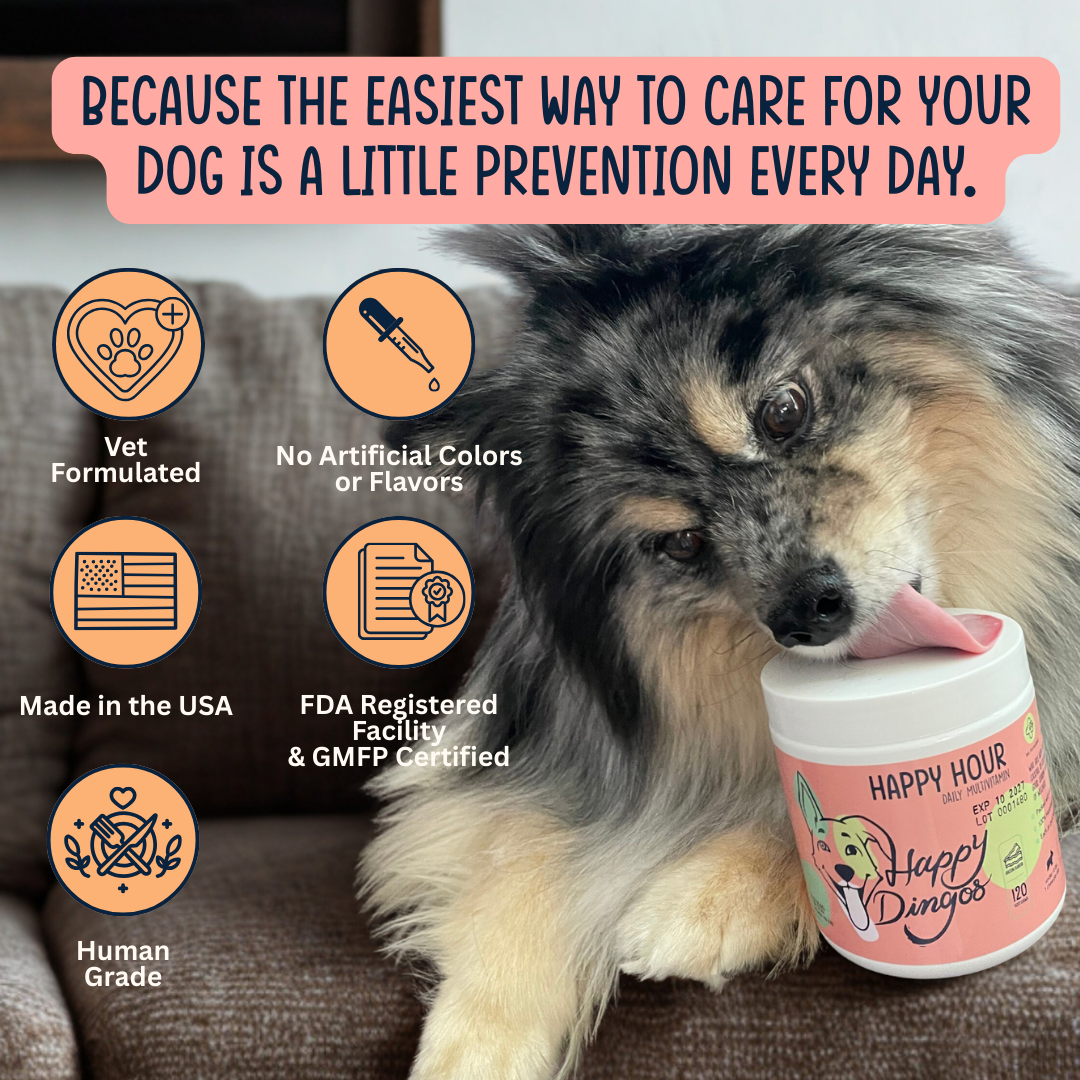 Happy Hour Multivitamin Supplement for Dogs - 120 Chews