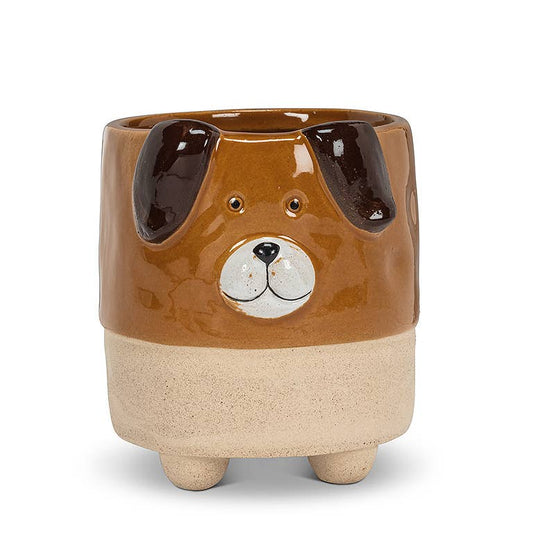 Large Dog on Legs Planter - 4.5"H