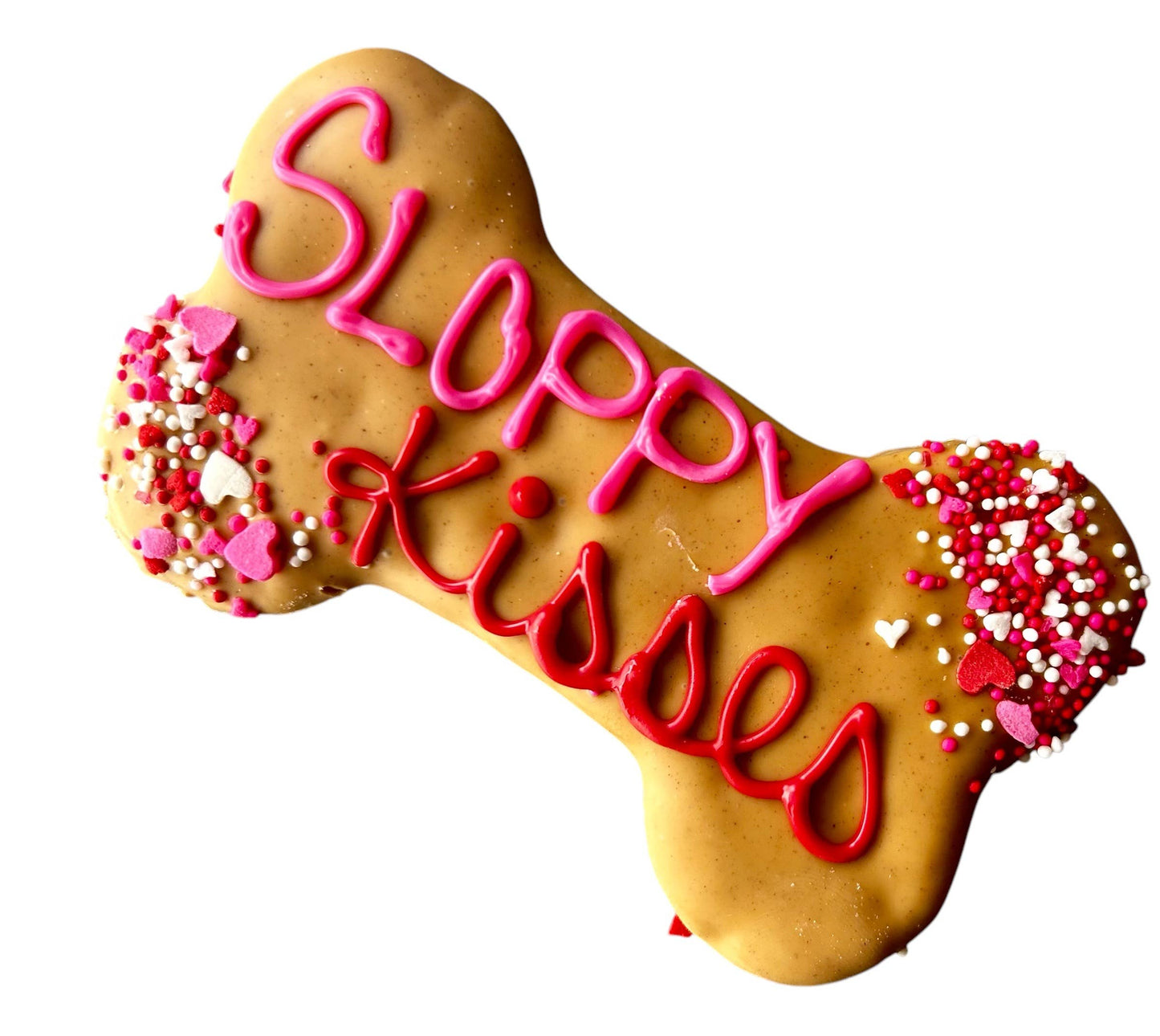 6 inch Sloppy Kisses PB bone dog treats