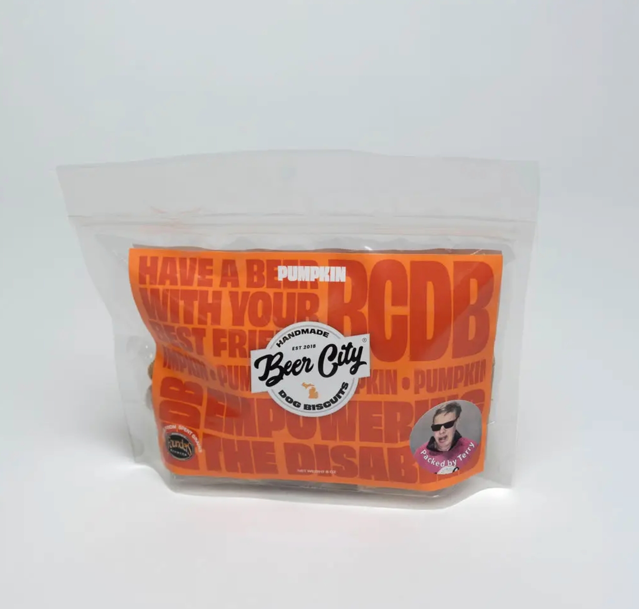 8 oz Beer City Dog Biscuits