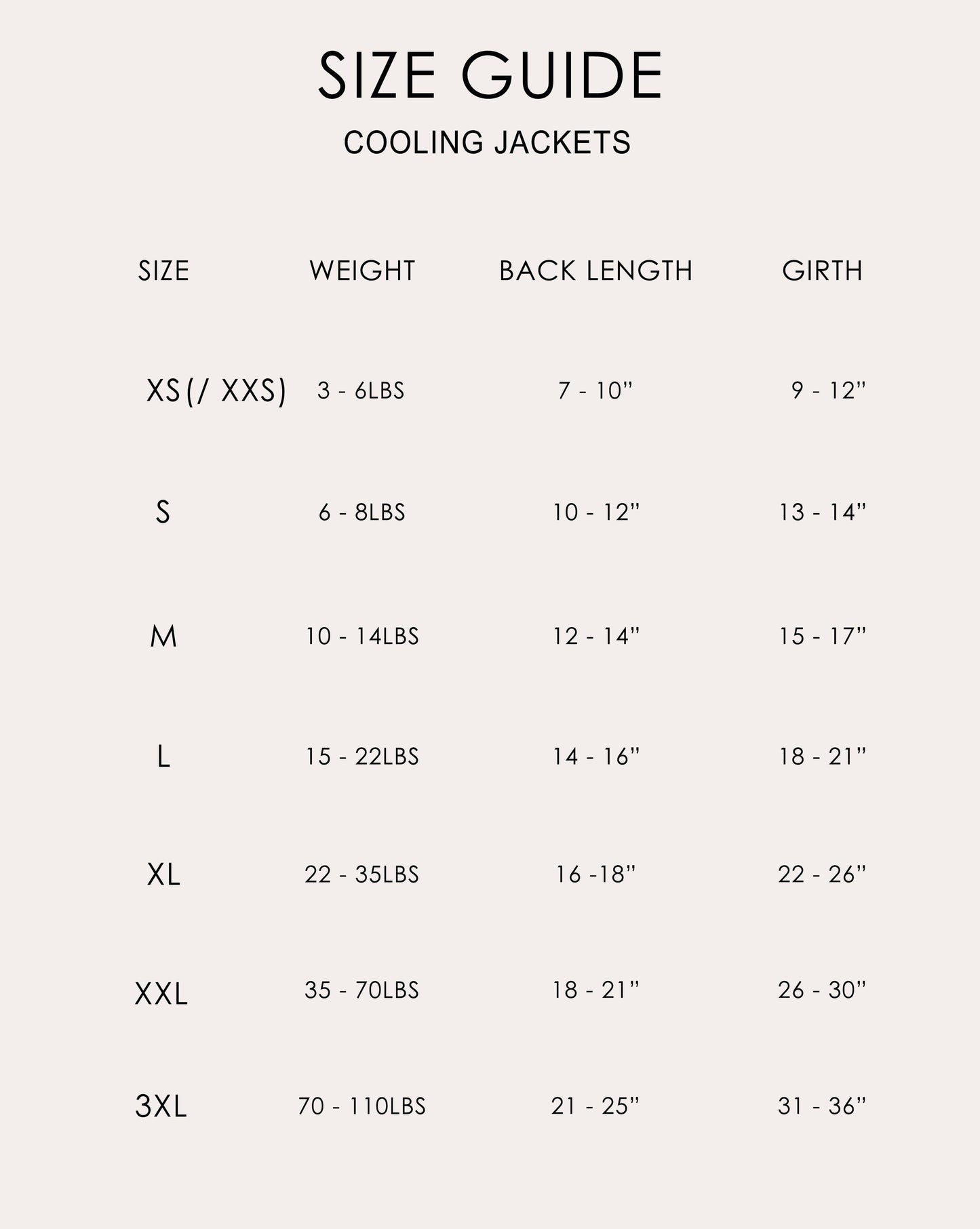 Newport Cooling Jacket