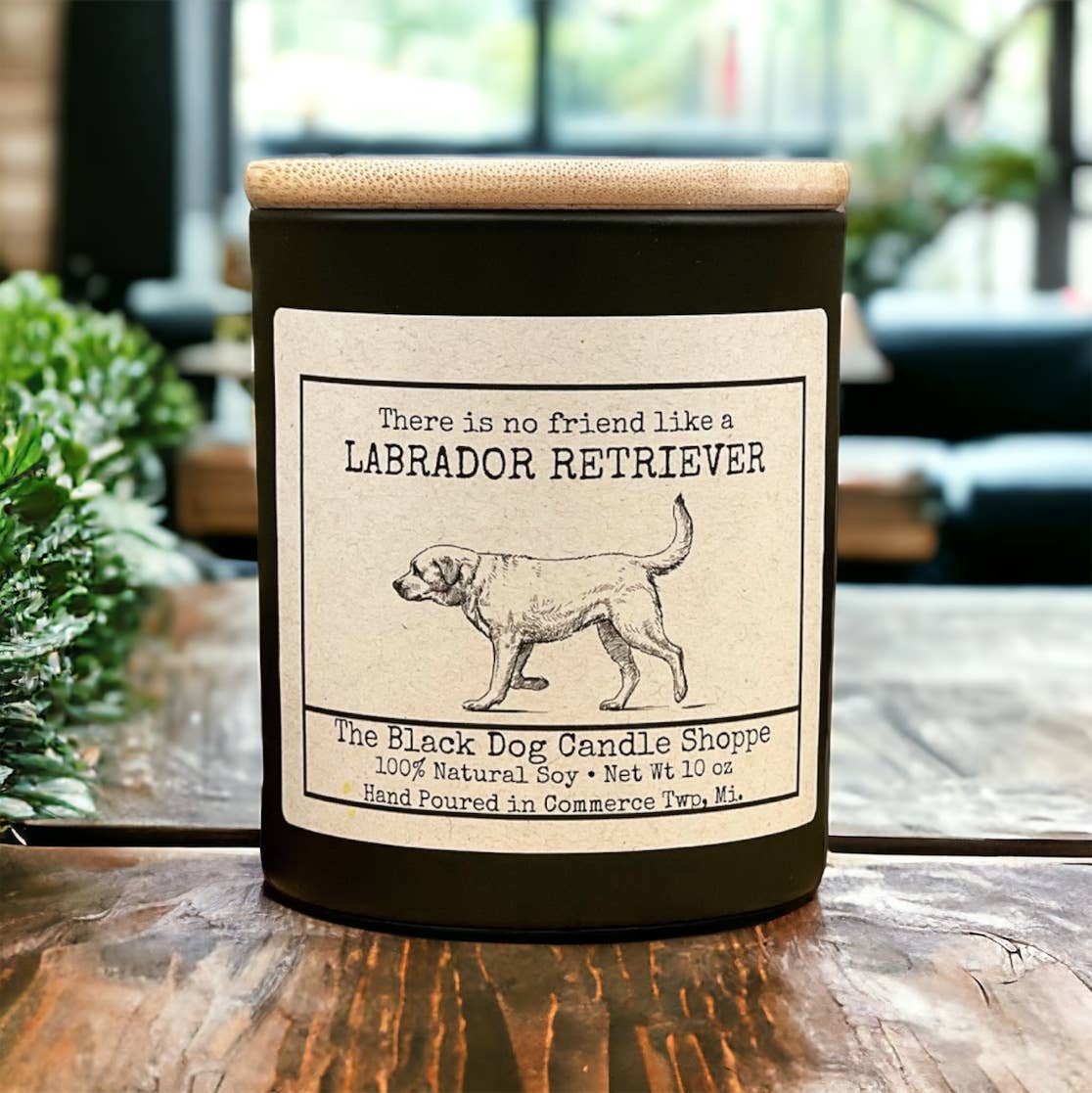 Labrador Retriever Candle