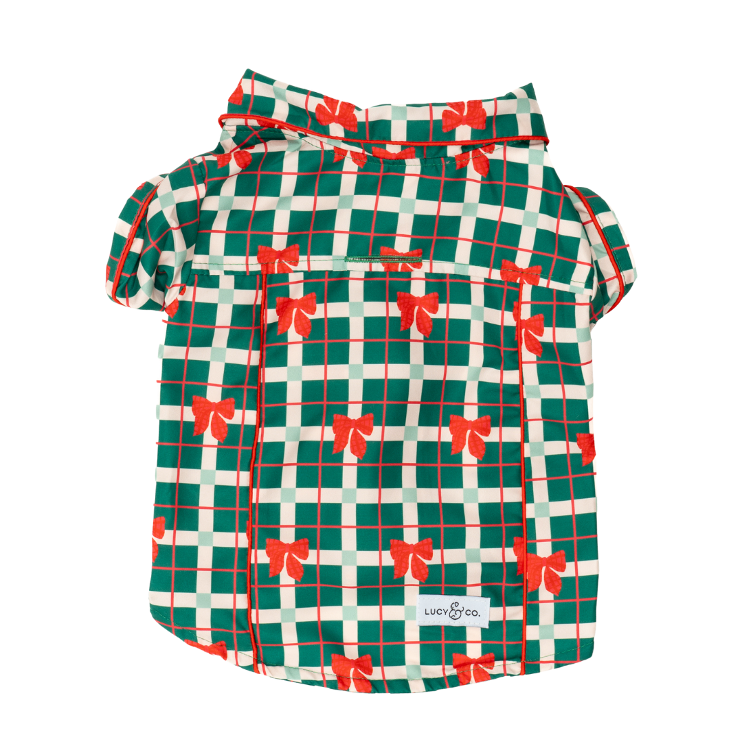 Howliday Bows Pajamas + Human Eye Pillow