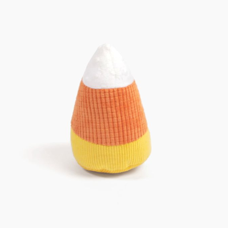 Midlee Plush Candy Corn Dog Toy- Set of 2