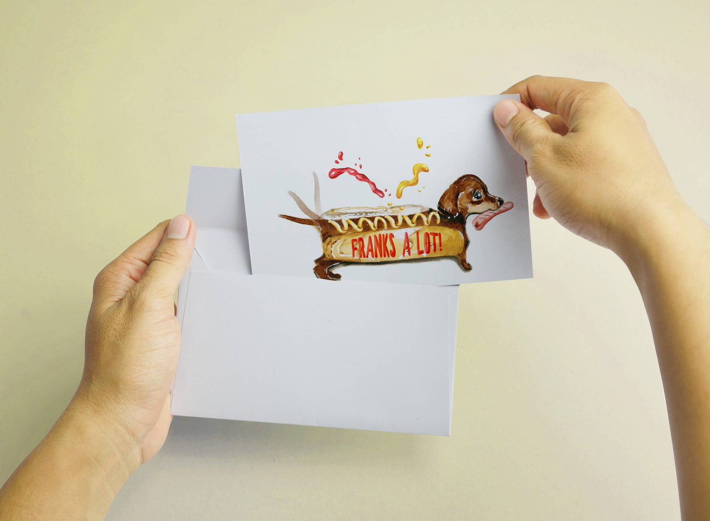 Wiener Frank You - Funny Thank You Card