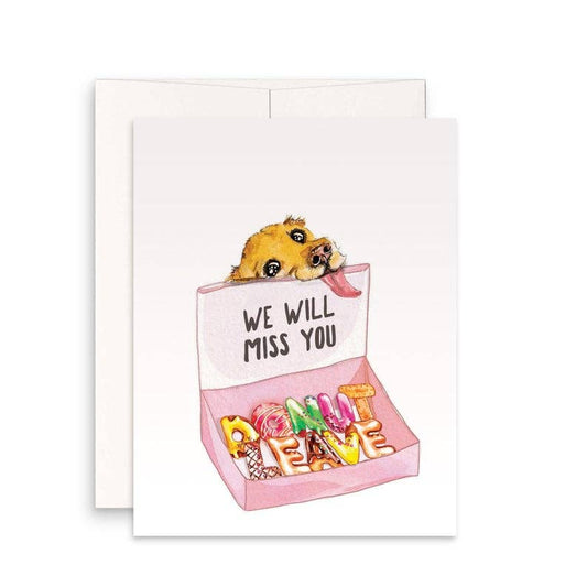 Donut Leave - Funny Goodbye Card