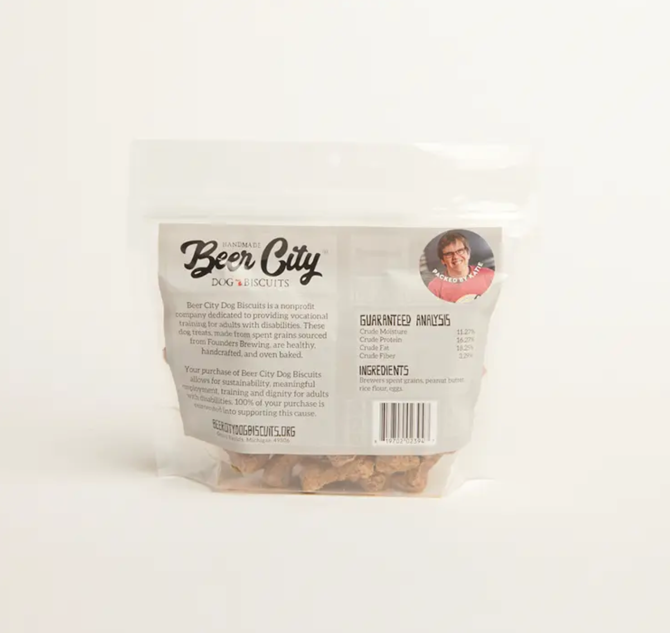 8 oz Beer City Dog Biscuits