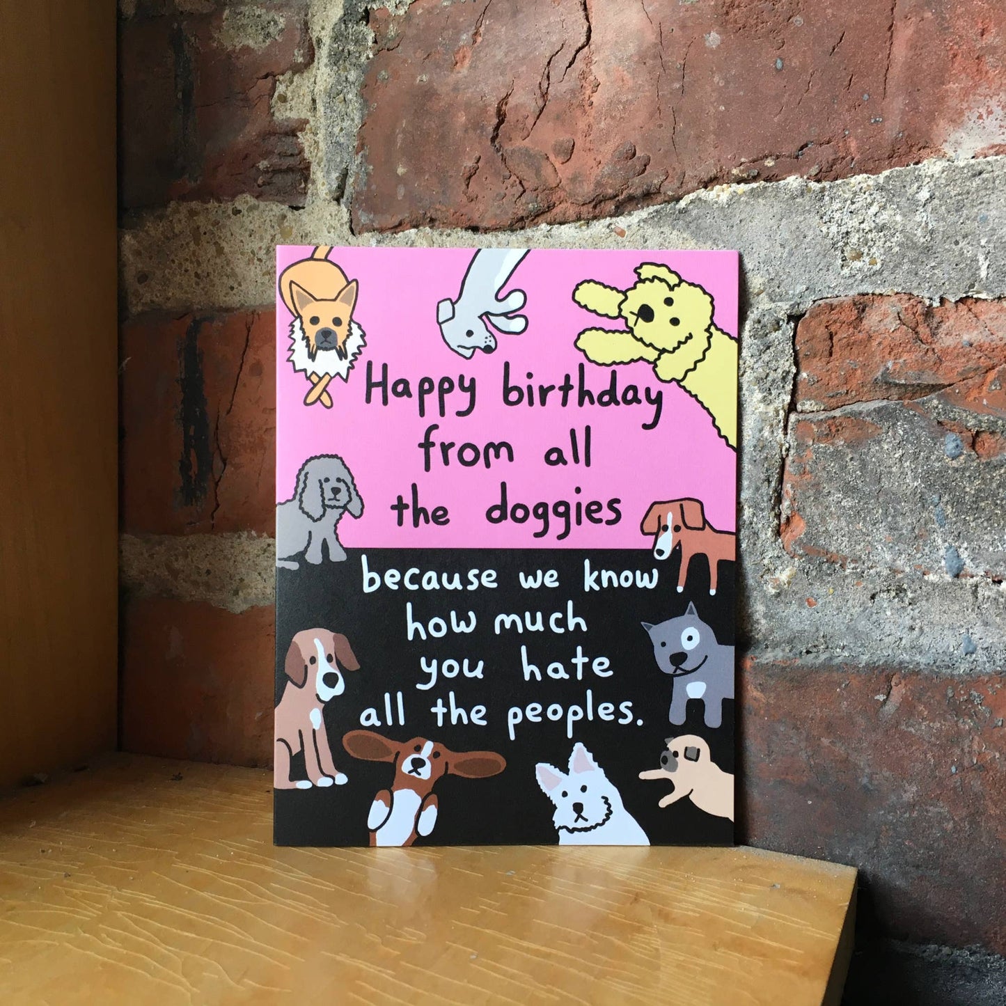 Happy Birthday From All The Doggies, Card